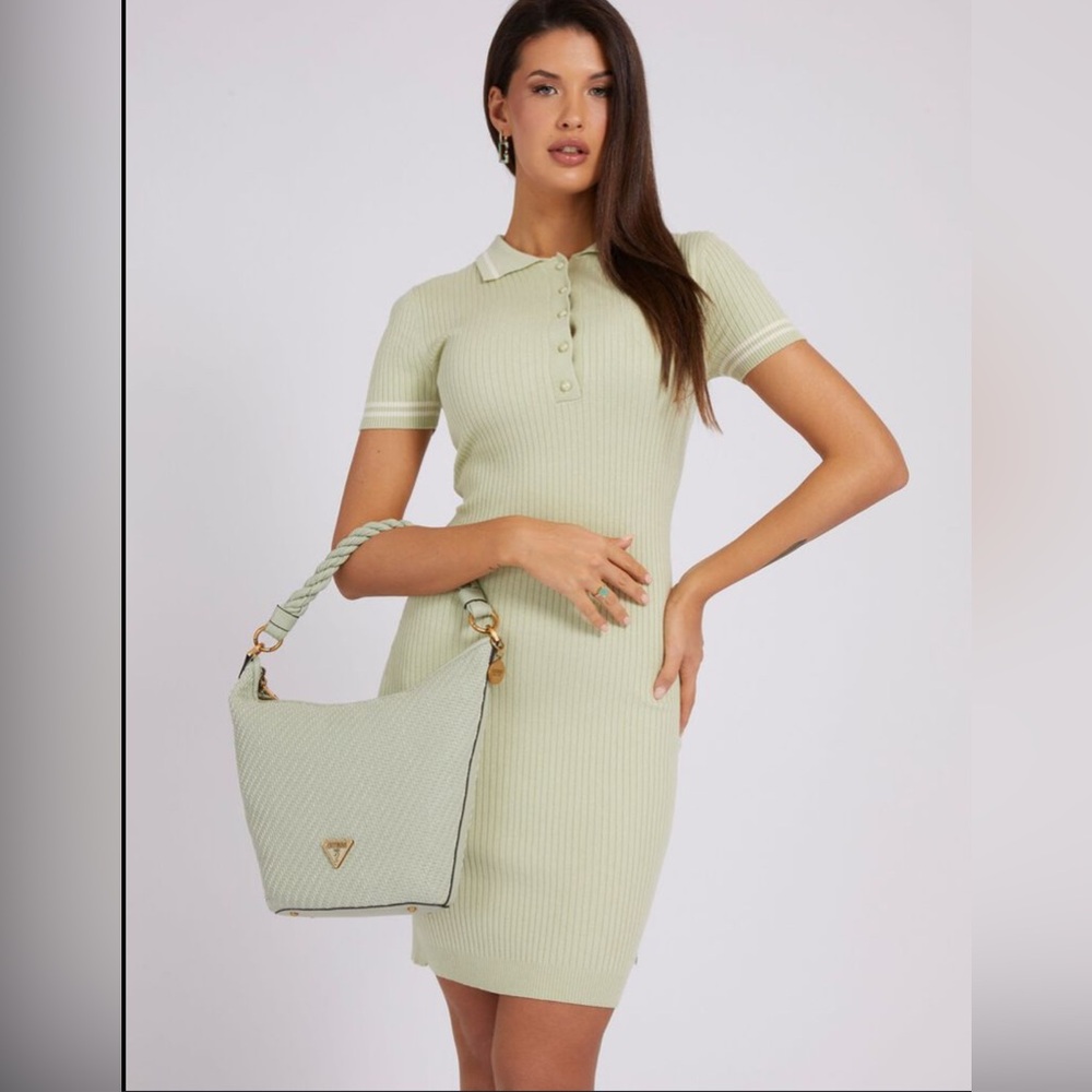 Guess Adelaide Ribbed Polo dress